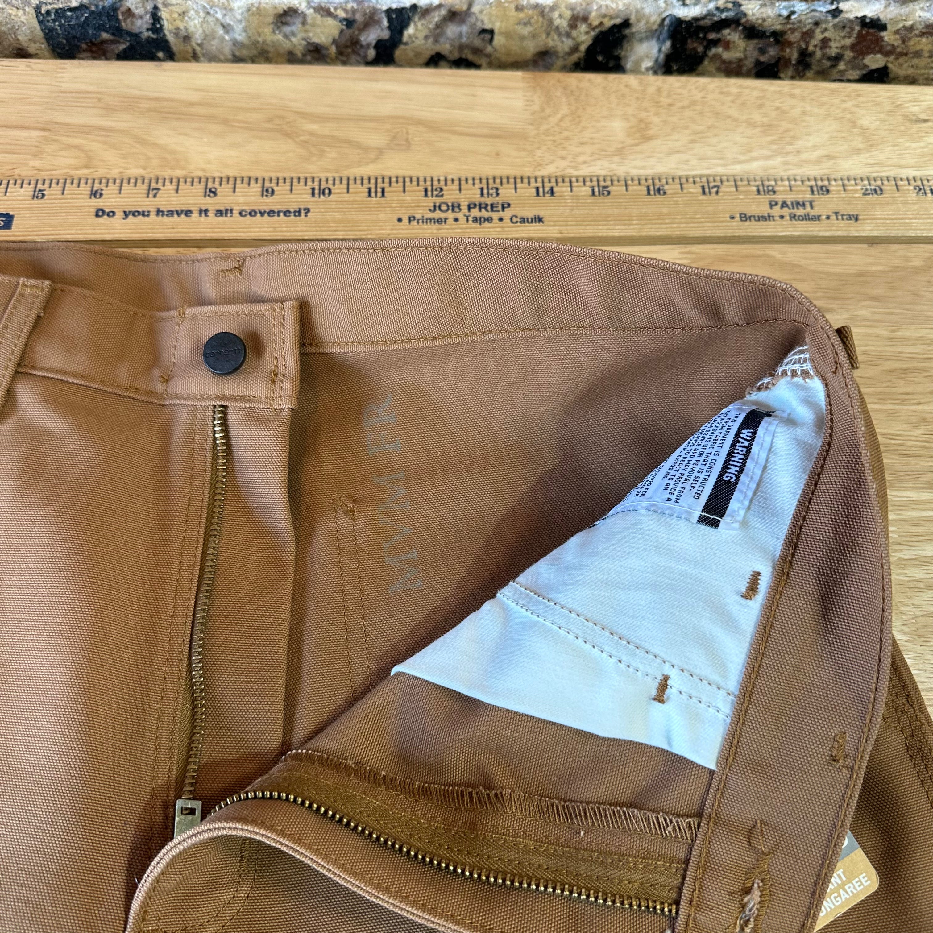Carhartt FR Flame Resistant Work Duck Canvas Pants Mens 31x36 FRB229 Brown New