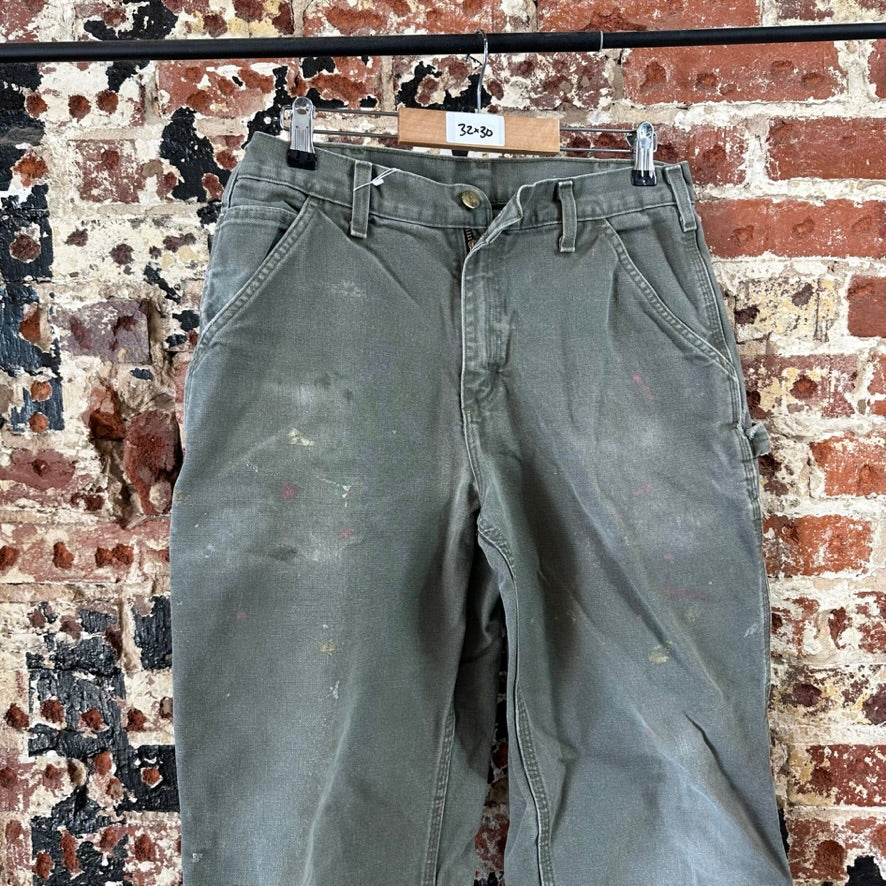 Carhartt B11 MOS Mens 32x30 Green Pants