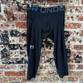 Under Armour Mens Large Black Pants Base Layer Compression
