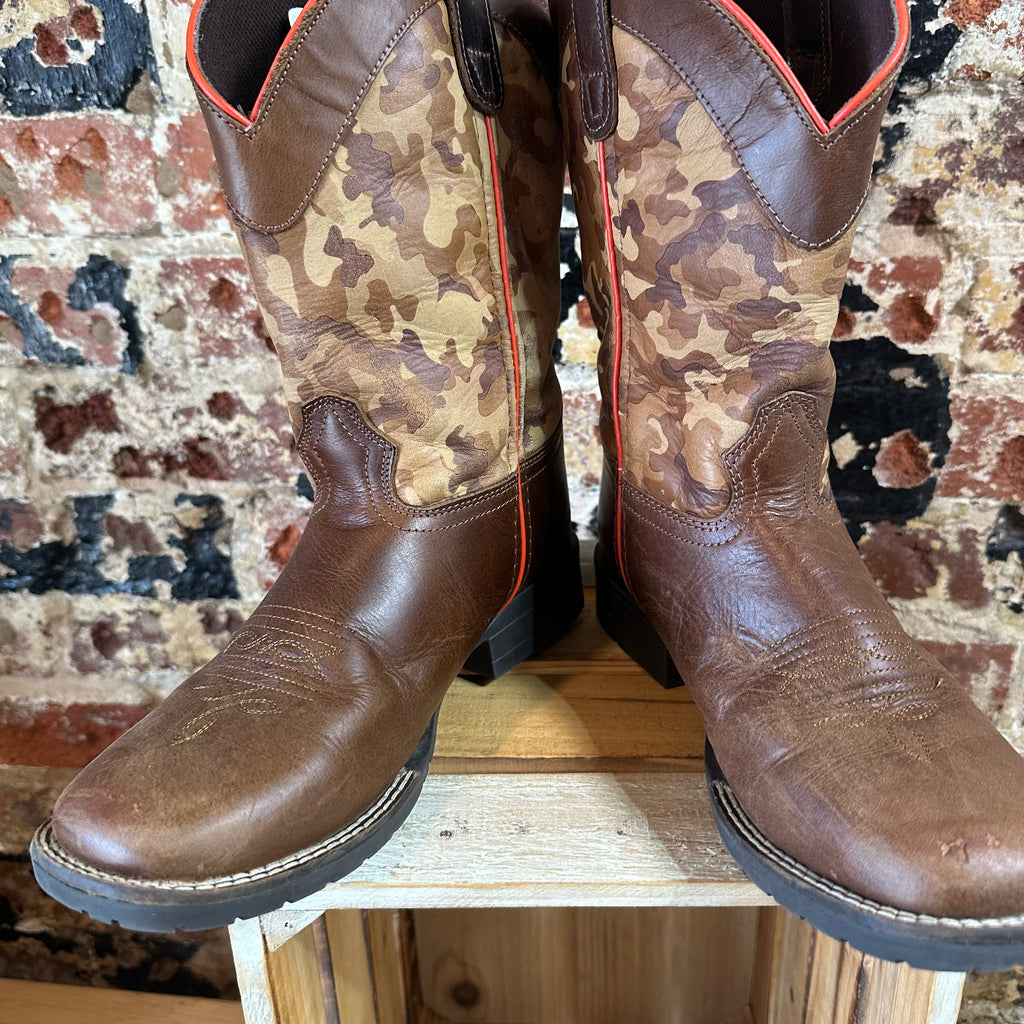 Cody James Big Boys 5 Brown Western Boots