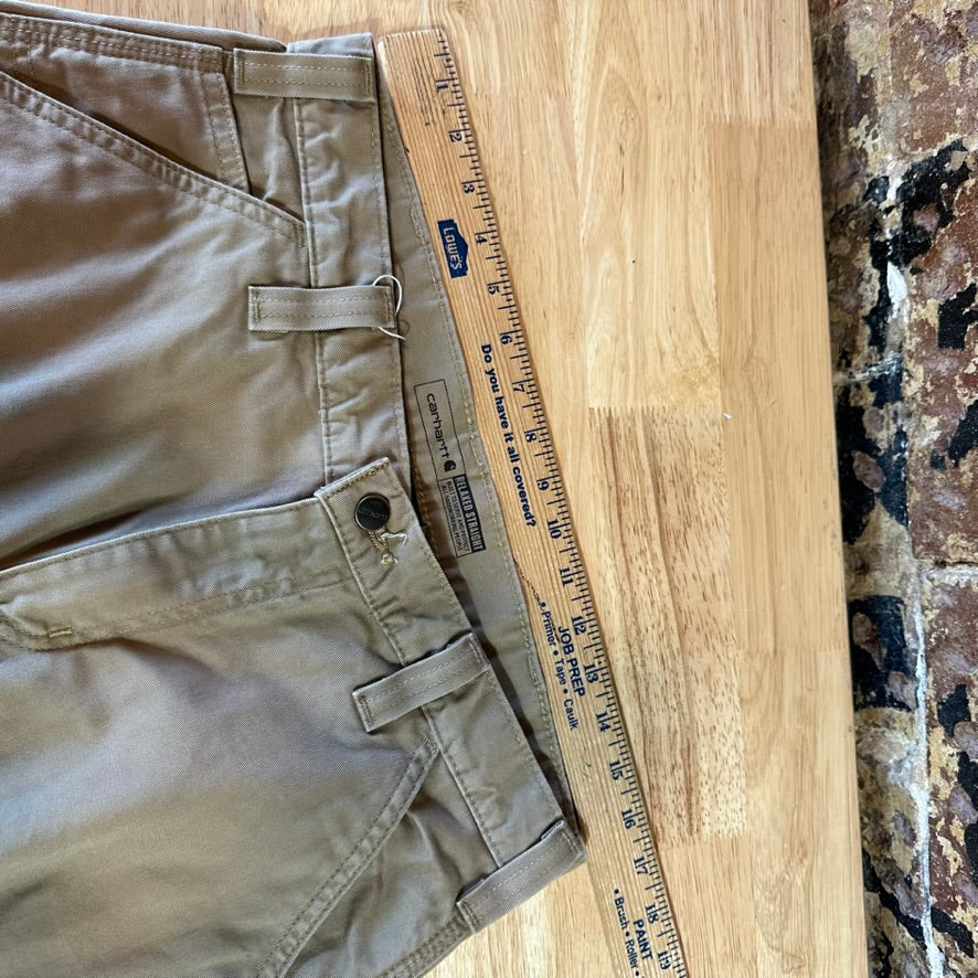 Carhartt Mens 32x32 Tan Pants