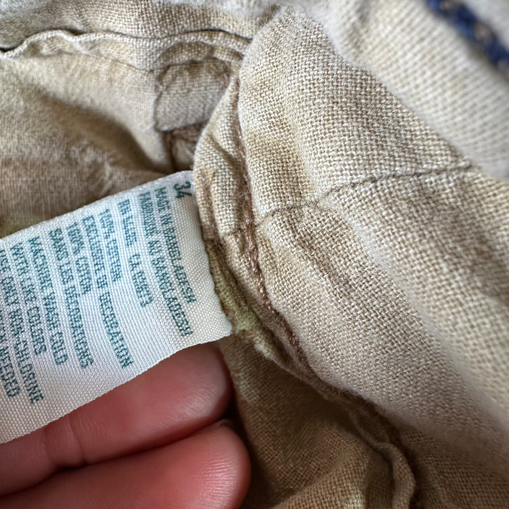 American Eagle Outfitters Classic Cargo Shorts Mens 34 Tan 10.5" inseam