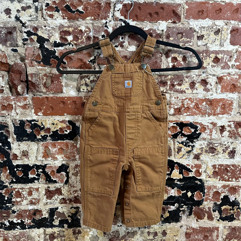 Carhartt Brown Bibs Boys 9M