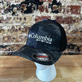 Columbia PFG Hat S/S Black Gray Camo Mesh back Logo NWT
