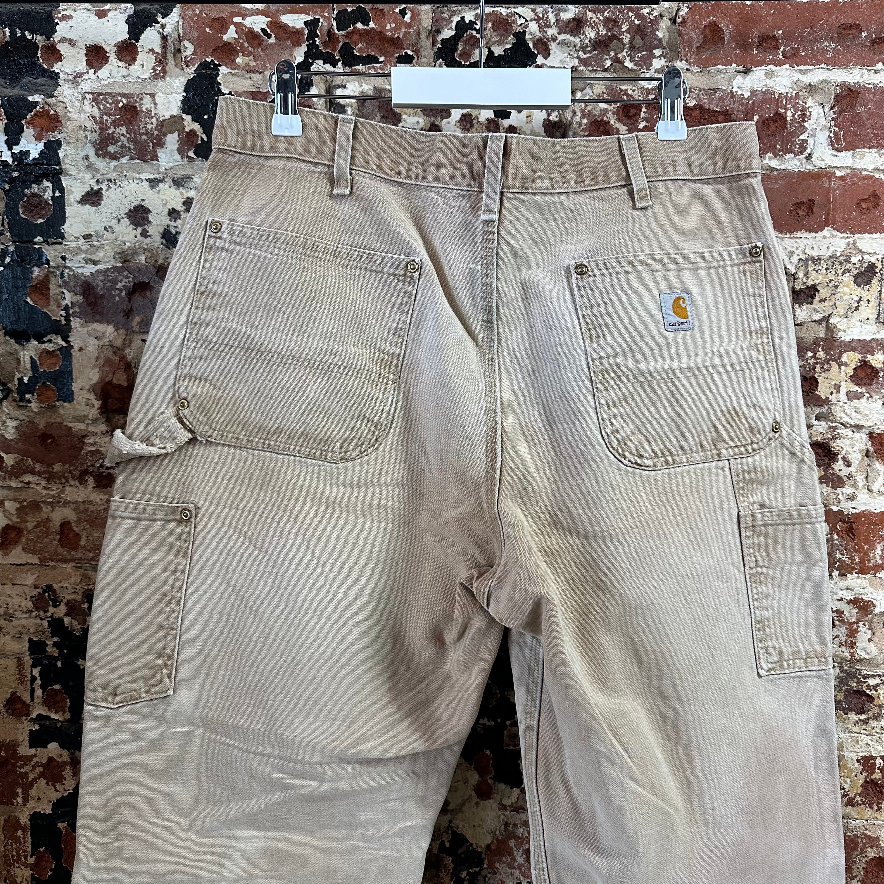 Carhartt B01 BRN Mens 36x30 Double Knee Pants