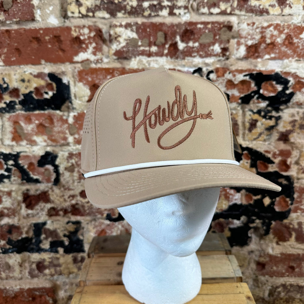 Howdy brown Hat NEW