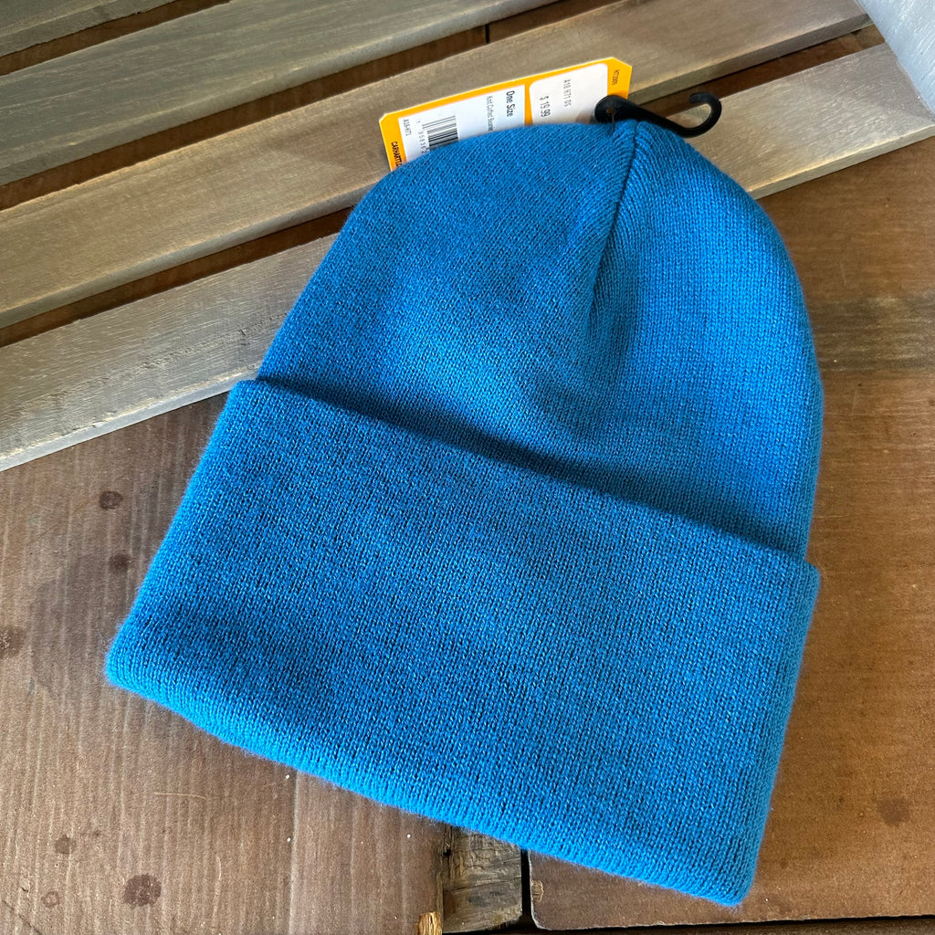 Carhartt A18 Cuffed Beanie Blue NEW Hat One size