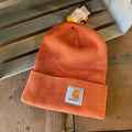 Carhartt A18 Rust Rib Knit Beanie NEW Hat One size&nbsp;