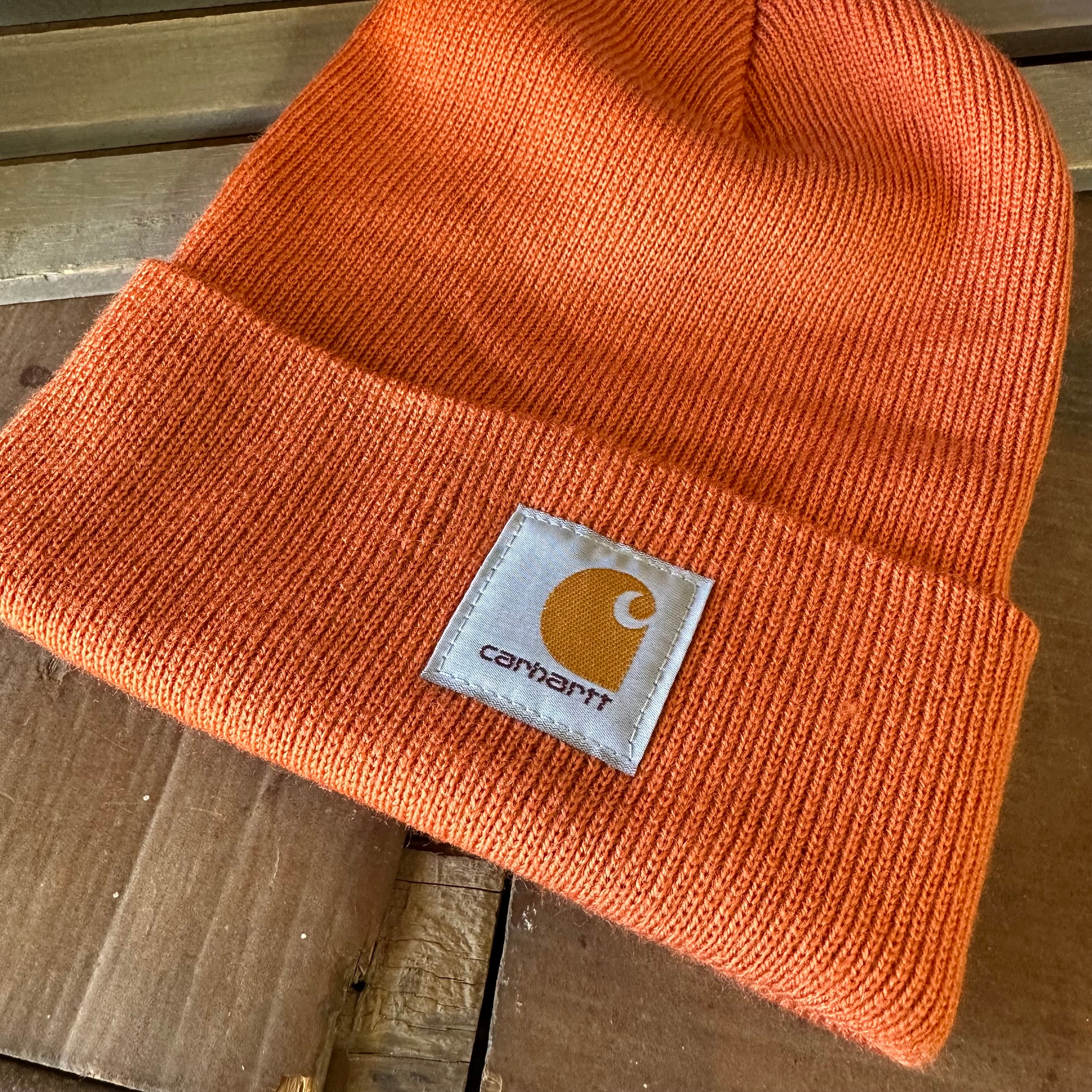 Carhartt A18 Rust Rib Knit Beanie NEW Hat One size&nbsp;
