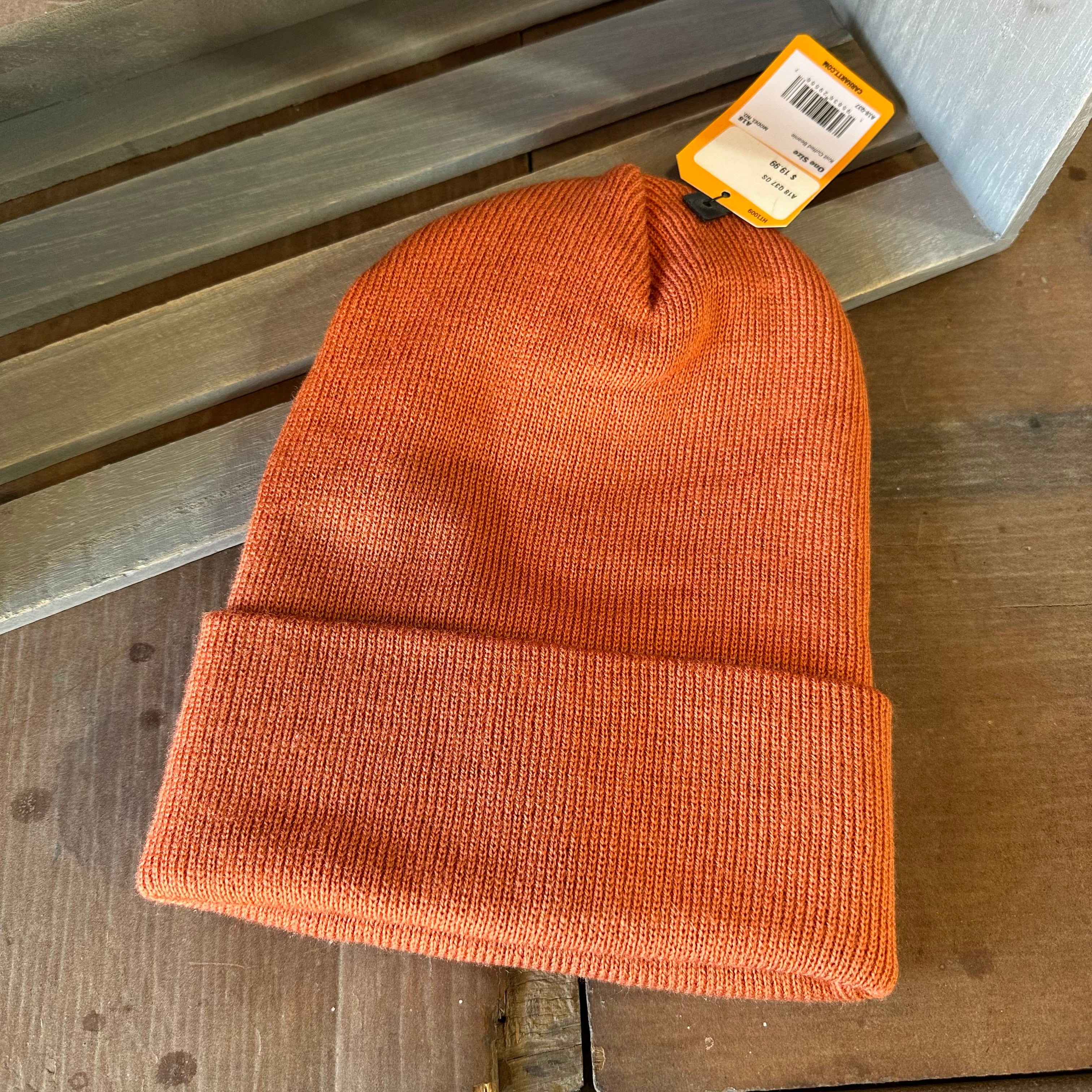Carhartt A18 Rust Rib Knit Beanie NEW Hat One size&nbsp;