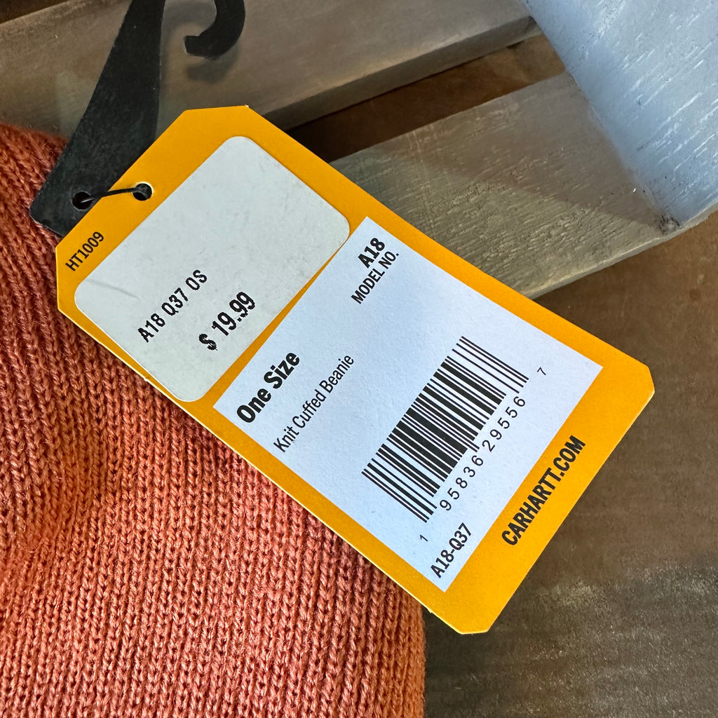Carhartt A18 Rust Rib Knit Beanie NEW Hat One size&nbsp;