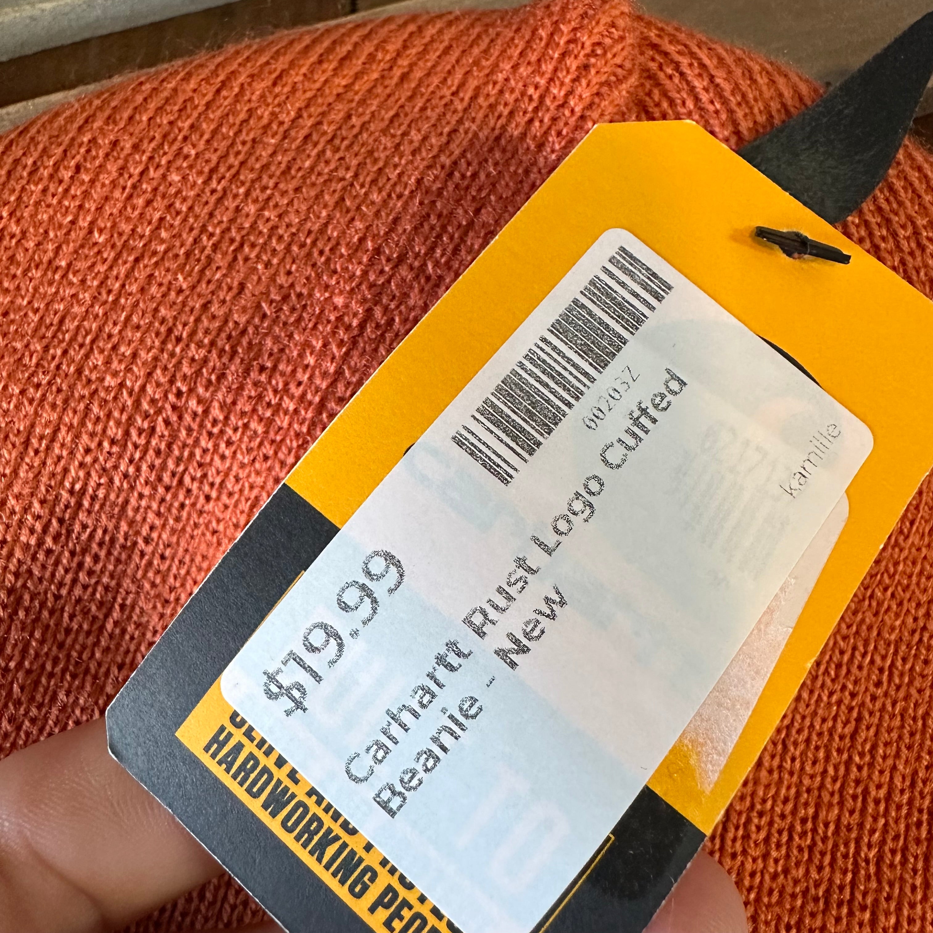 Carhartt A18 Rust Rib Knit Beanie NEW Hat One size&nbsp;