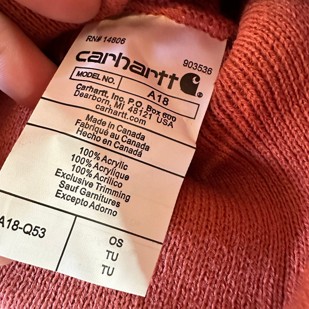 Carhartt A18 Rib Knit Beanie NEW Hat One size