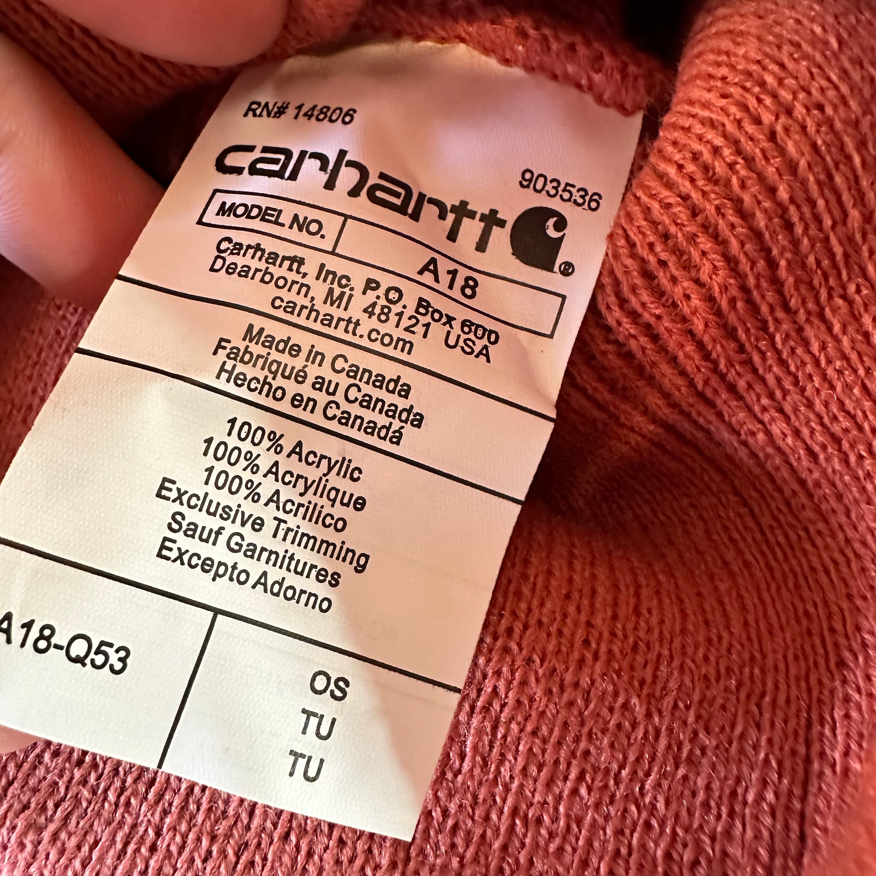 Carhartt A18 Rib Knit Beanie NEW Hat One size