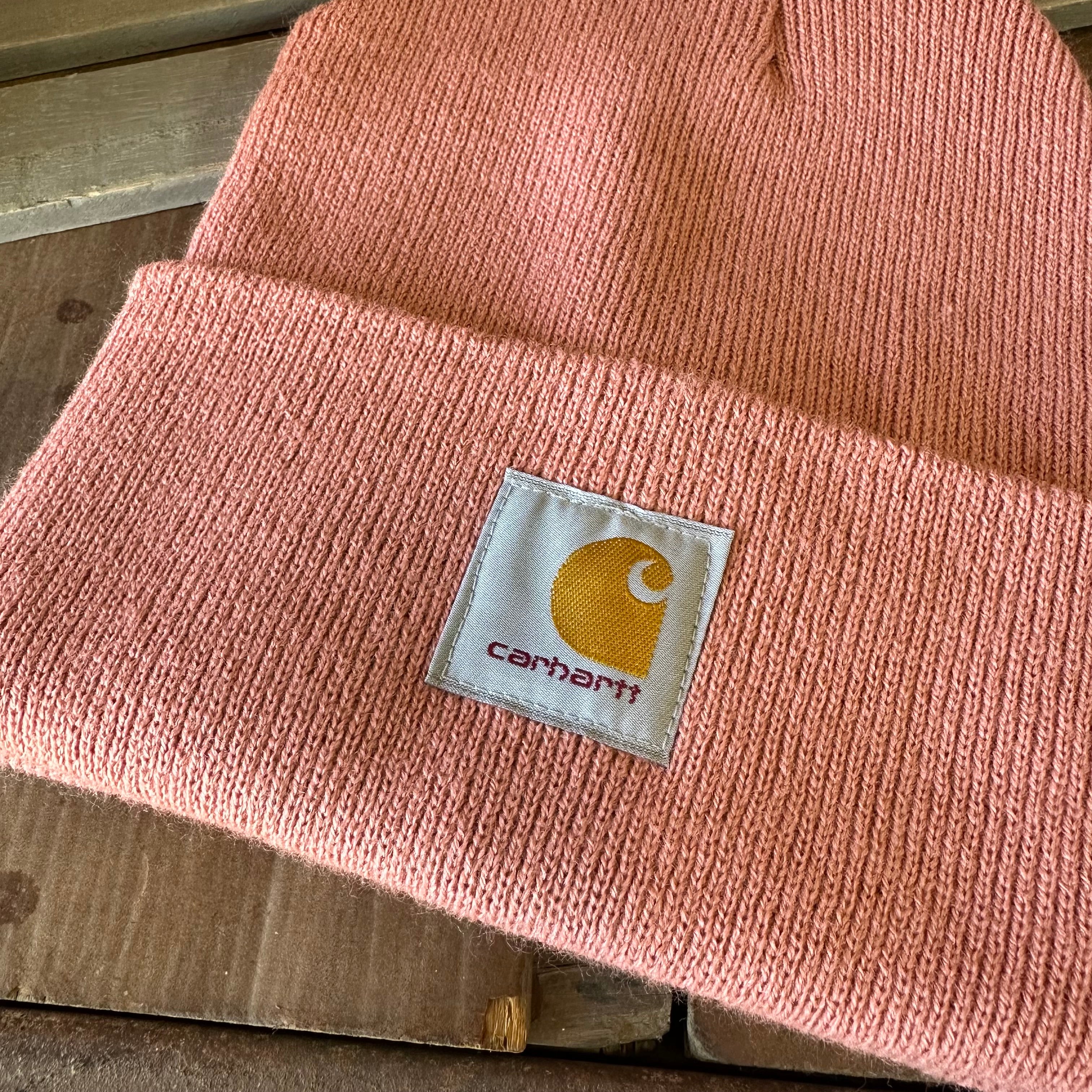 Carhartt A18 Rib Knit Beanie Pink NEW Hat One size