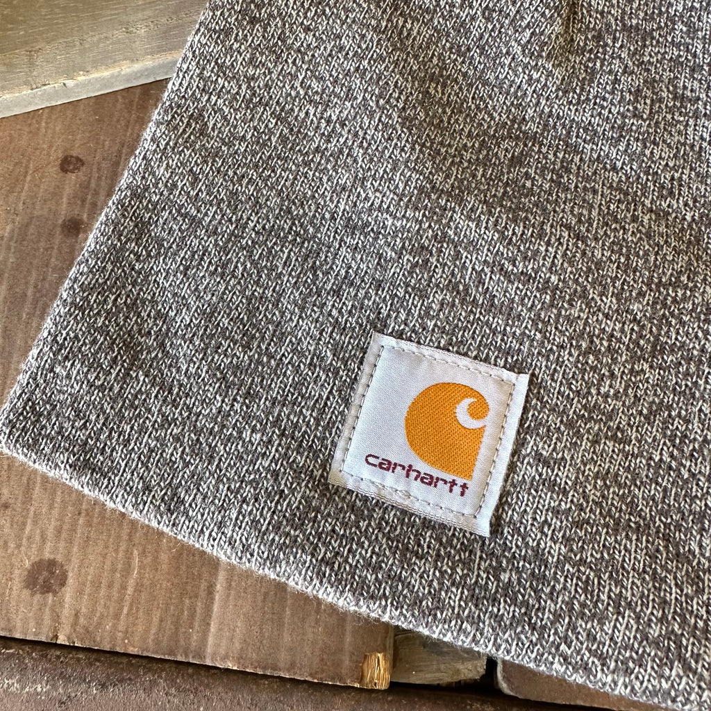 Carhartt A205 Rib Knit Beanie Heather Gray NEW Hat One size
