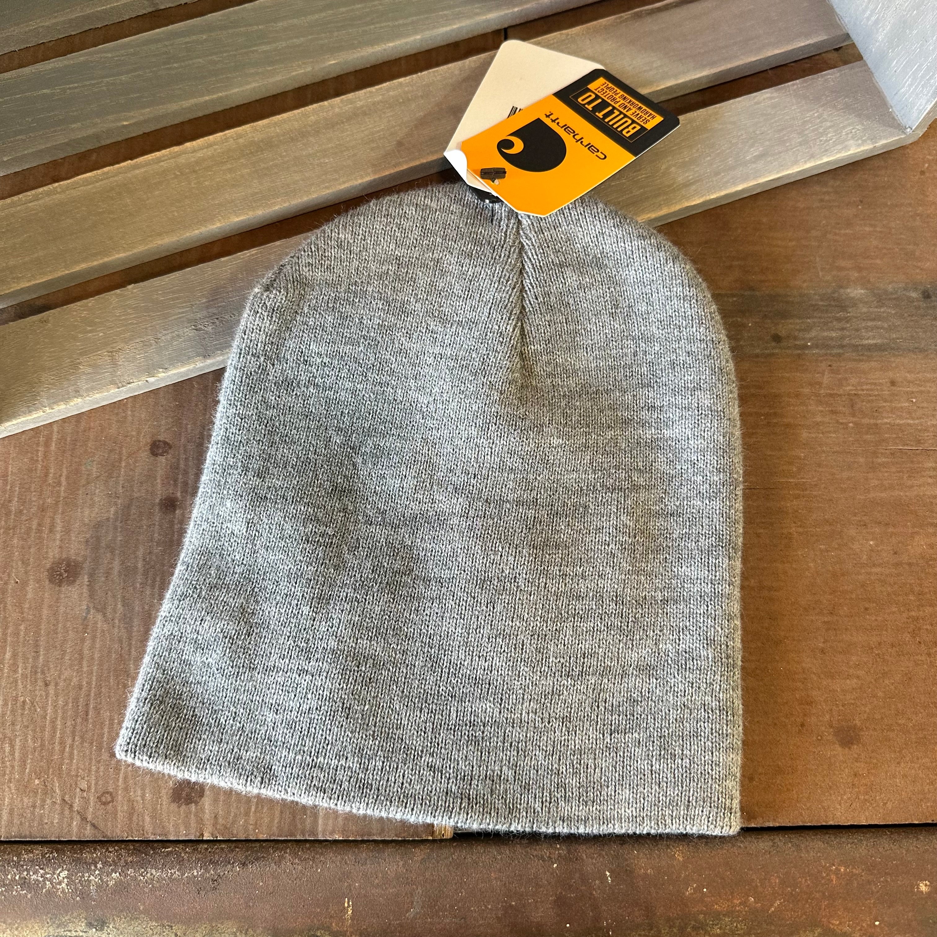 Carhartt A205 HGY Rib Knit Beanie Heather Gray NEW Hat One size