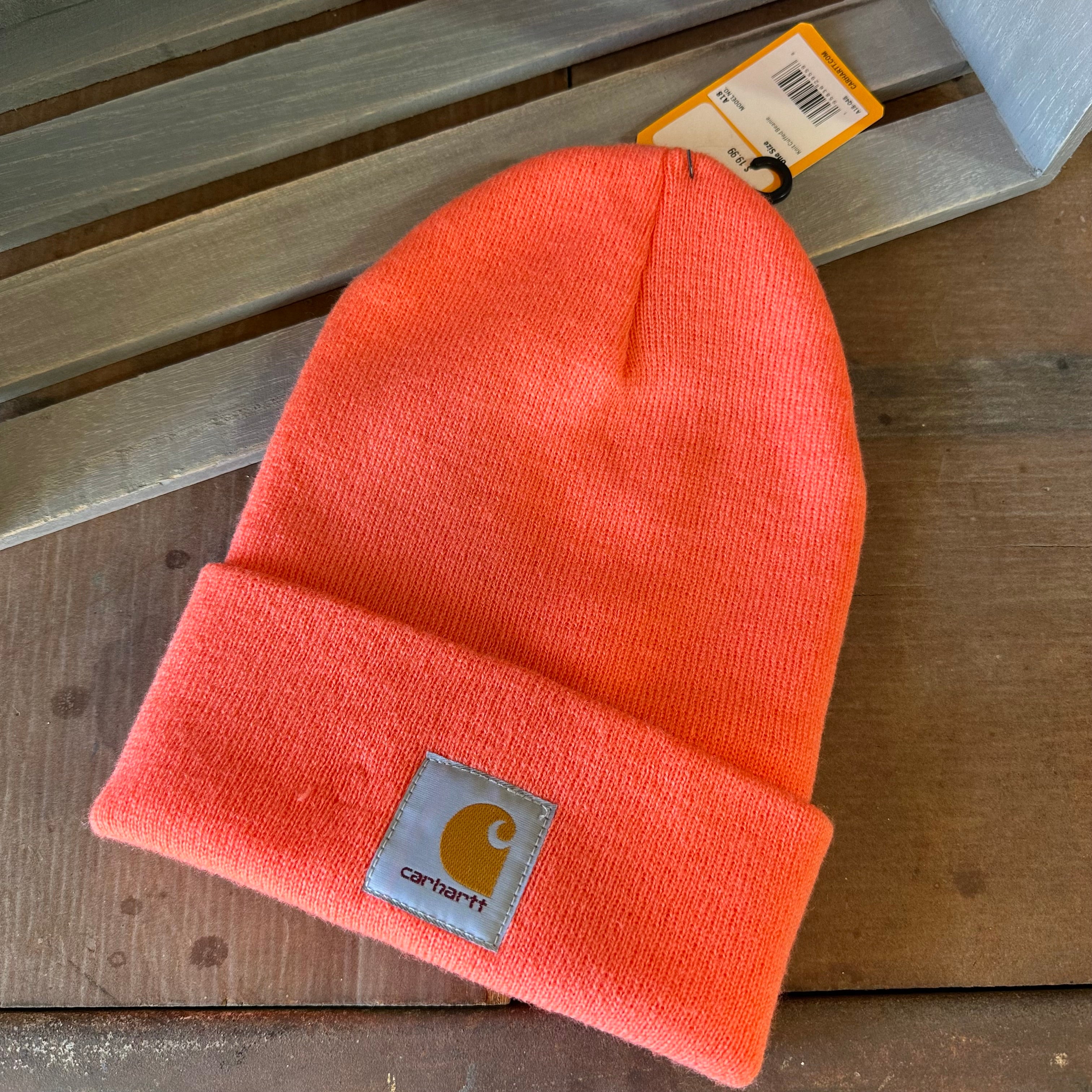 Carhartt A18 Rib Knit Beanie Corral NEW Hat One size