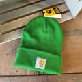 Carhartt A18 Rib Knit Beanie Green NEW Hat One size