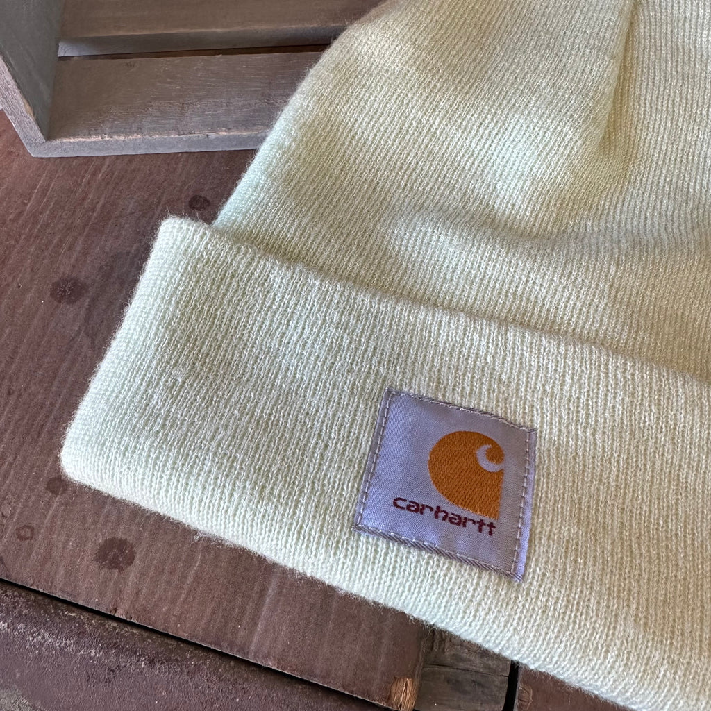 Carhartt Beanie Hat Acrylic Winter Pull On Knit Cap A18 Mint green NWT
