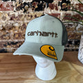 Carhartt Force Canvas Mesh-Back Logo Graphic SnapBack Trucker Hat Green New