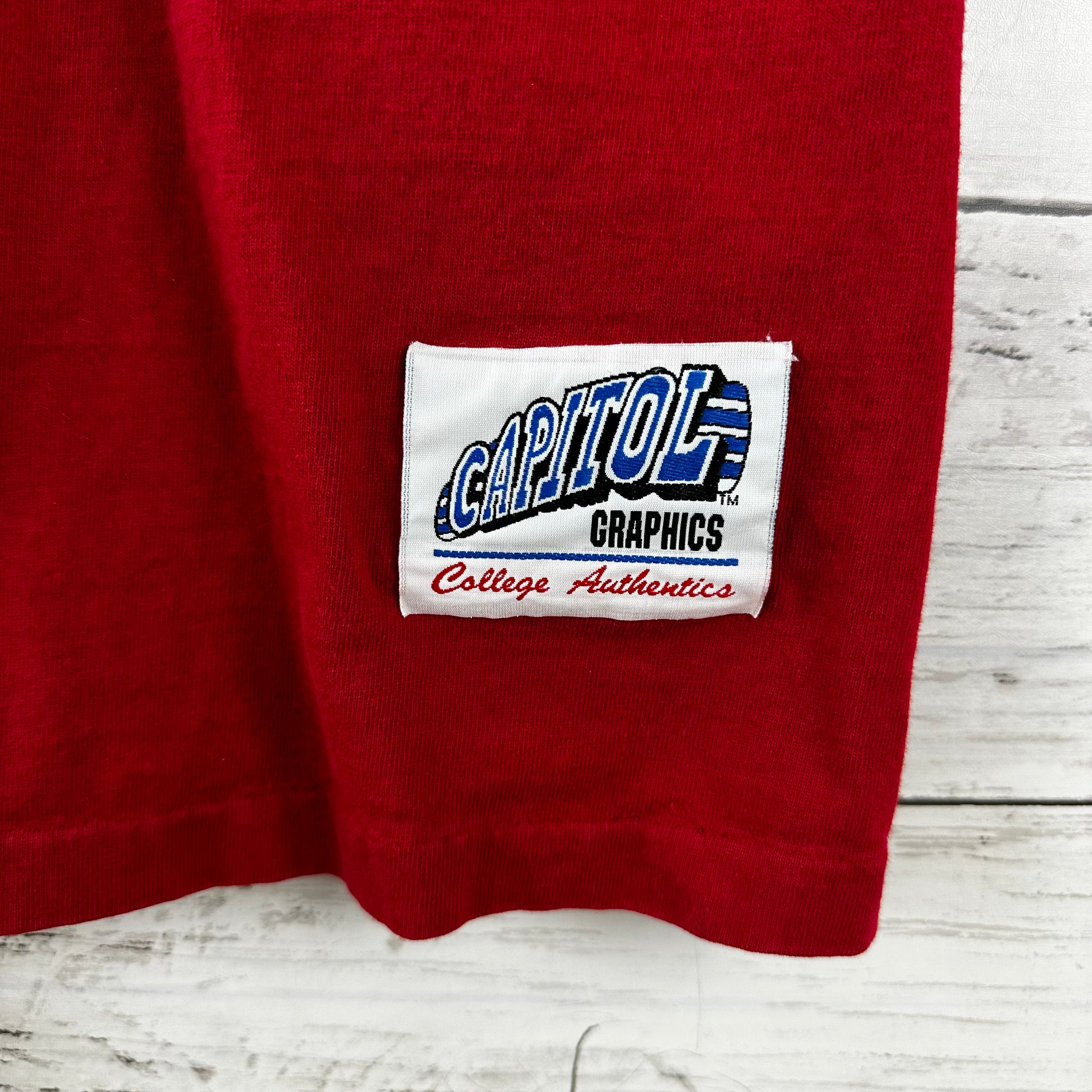 Vintage University Of Arkansas 90's Capital Graphics T Shirt Big Red Hog USA S/S&nbsp;&nbsp;