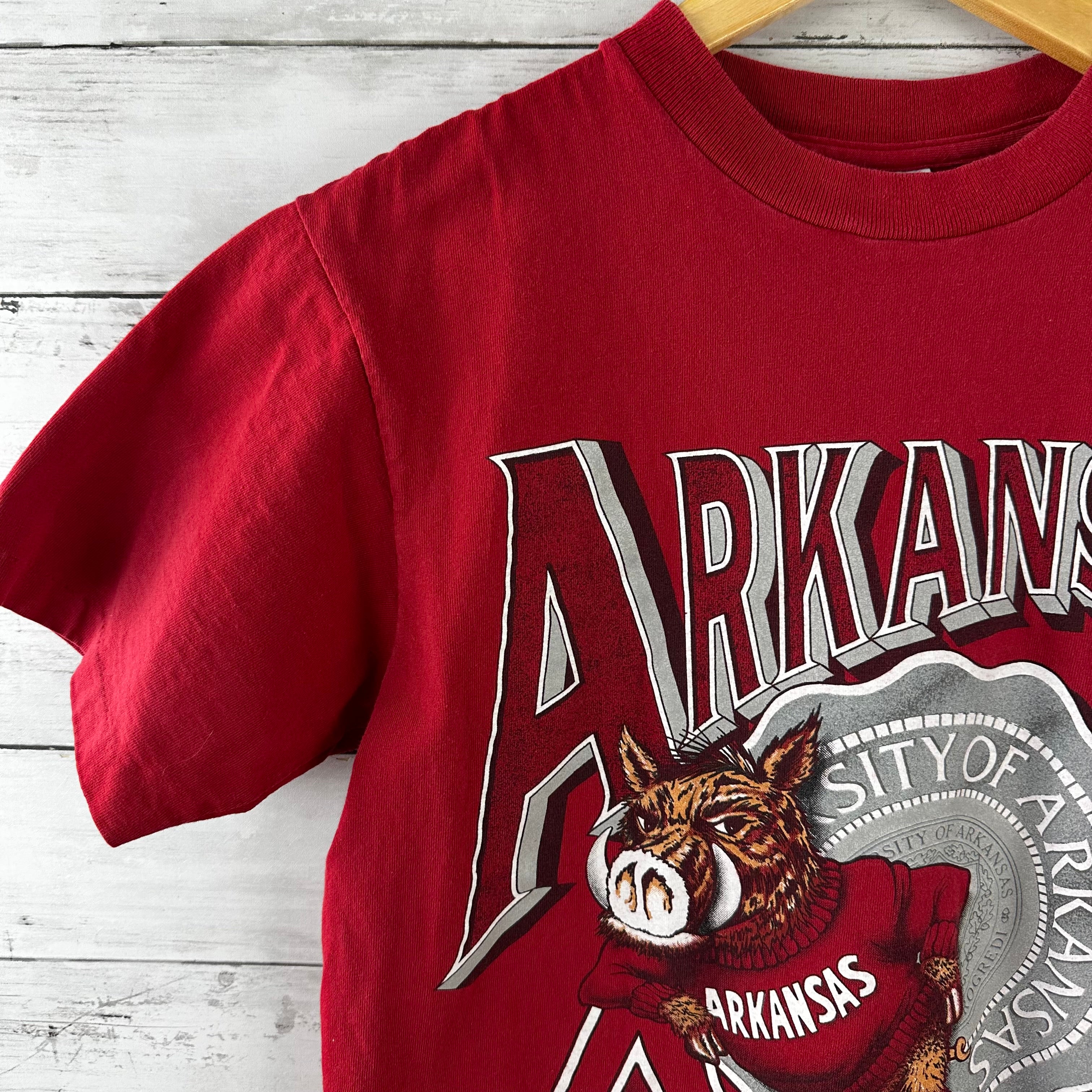 Vintage University Of Arkansas 90's Capital Graphics T Shirt Big Red Hog USA S/S&nbsp;&nbsp;