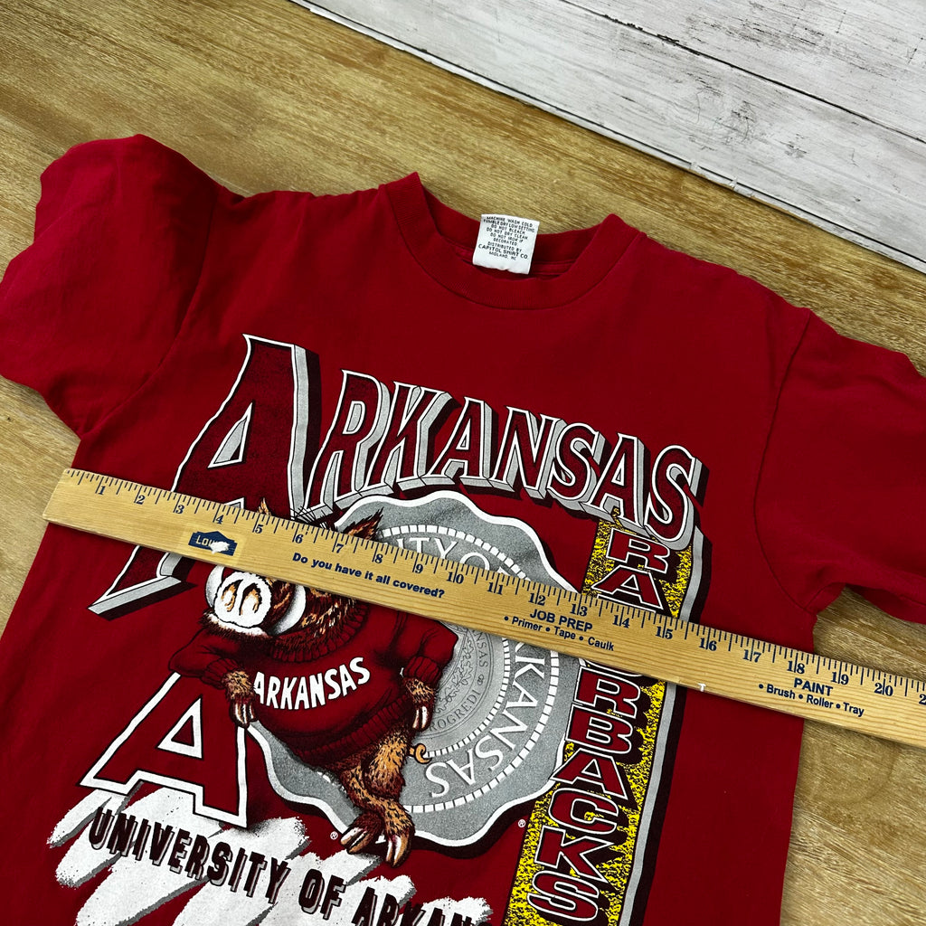 Vintage University Of Arkansas 90's Capital Graphics T Shirt Big Red Hog USA S/S&nbsp;&nbsp;