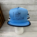 Vintage Kanas VFW Snapback Hat Trucker Cap Mesh Foam San Sun Fox district 6