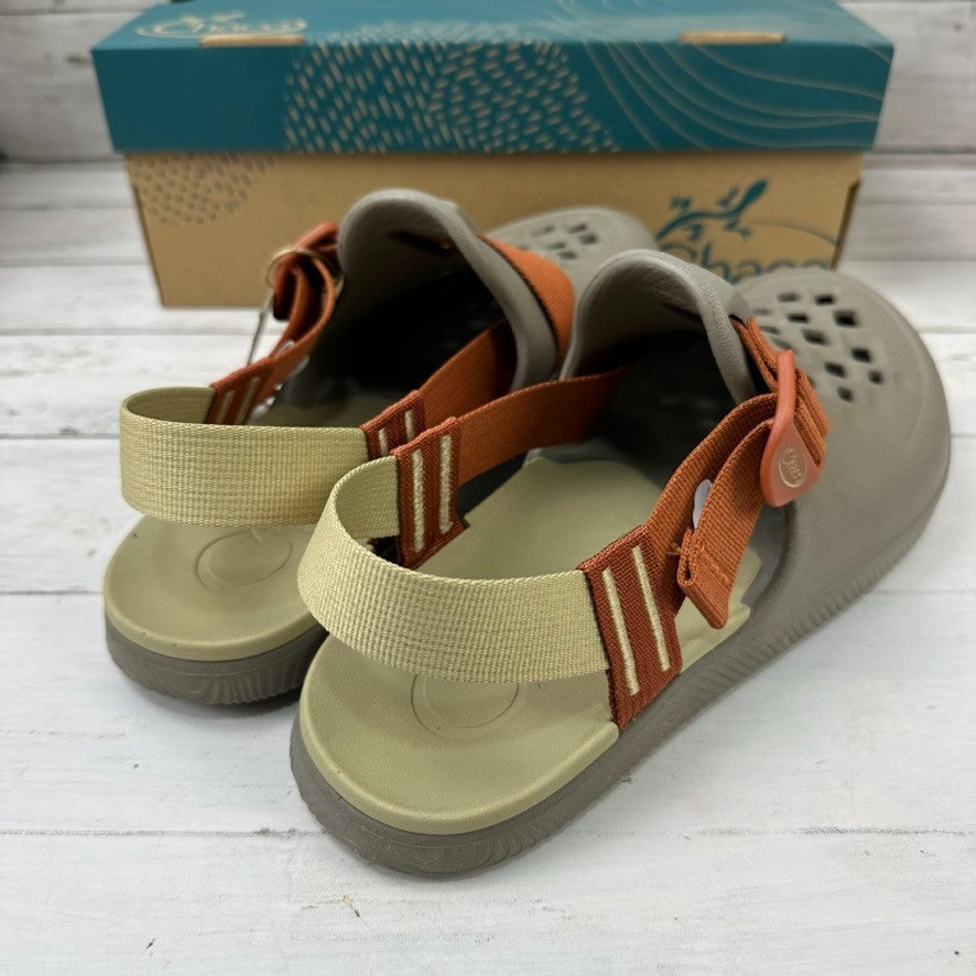 Chaco Chillos Mens Clog Shoe Size 9 Earth Brown Water Casual Garden New with Box