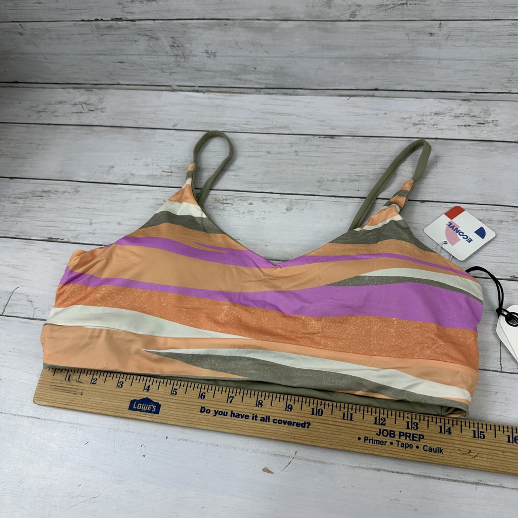 Prana Willow Falls Top Bikini Women's Large Reversible Top Quick Dry New Waves