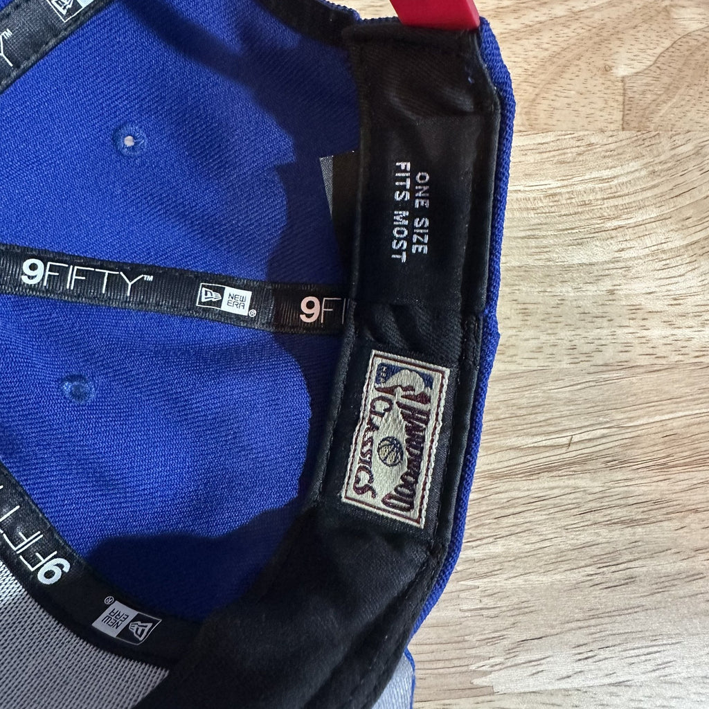 Detroit Pistons New Era 9fifty Hat Hardwood Classic Snapback Baseball Cap Blue