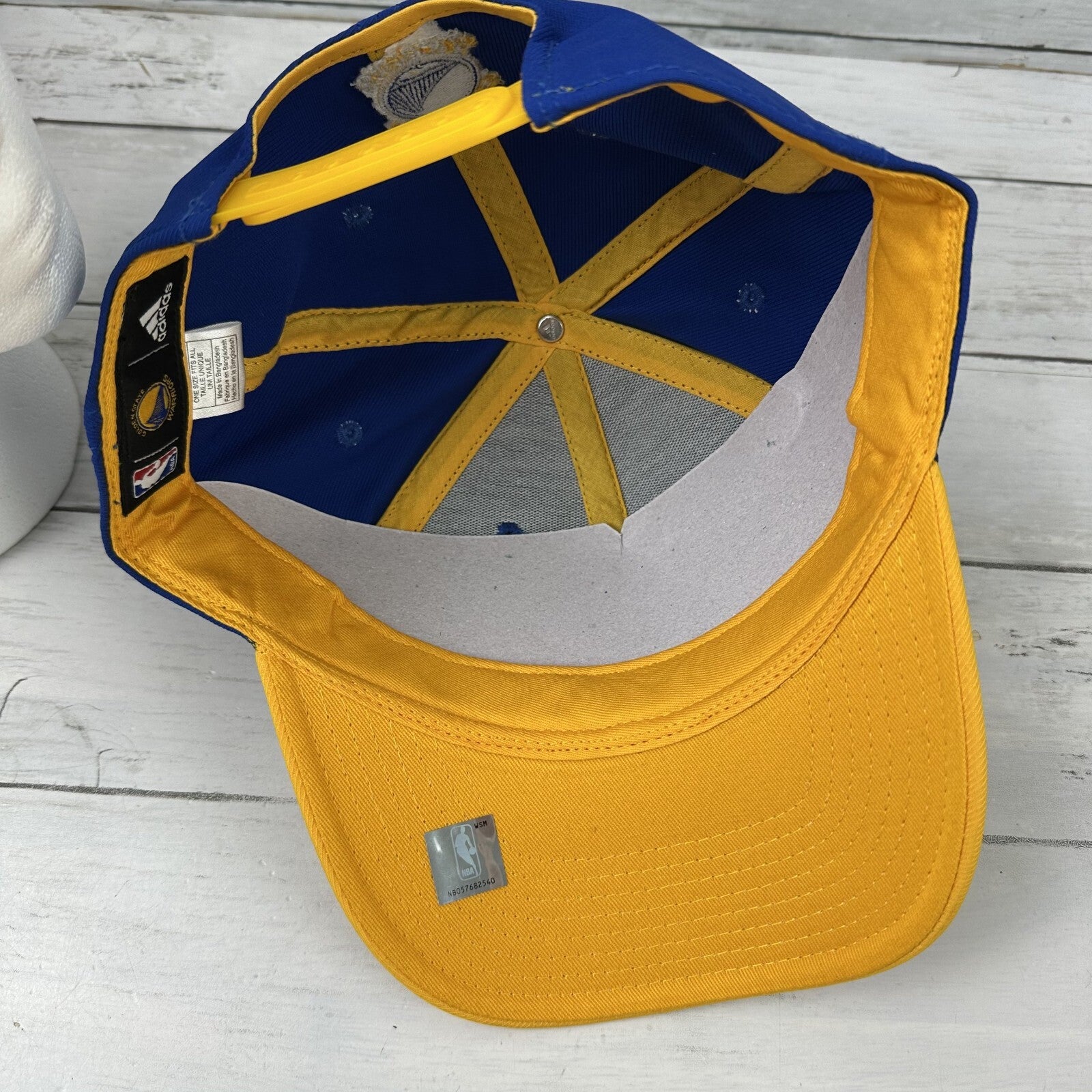 NWOT Golden State Warriors Adidas Cap Hat Blue Official NBA Team Headwear