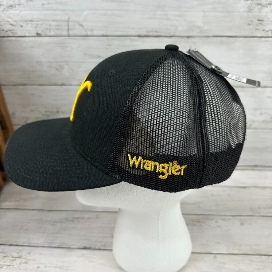 Wrangler Yellowstone Dutton Ranch Snapback Hat Black NWT