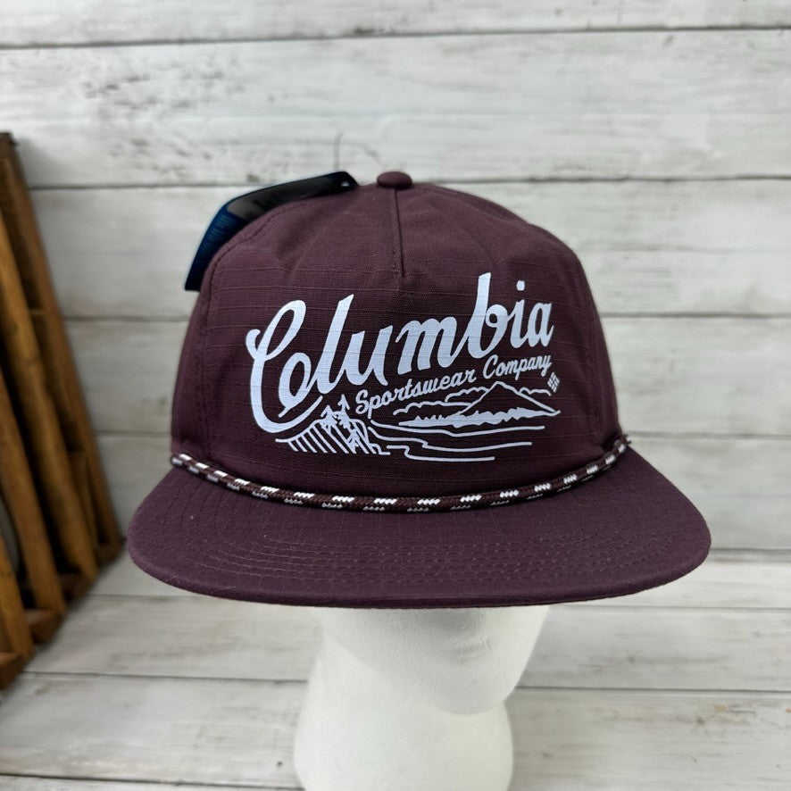 Columbia Sportswear Ratchet Strap SnapBack Hat Purple New with tags