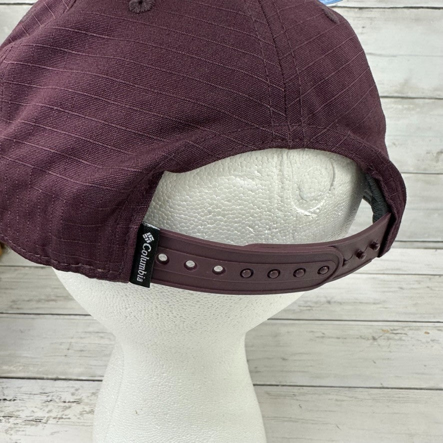 Columbia Sportswear Ratchet Strap SnapBack Hat Purple New with tags