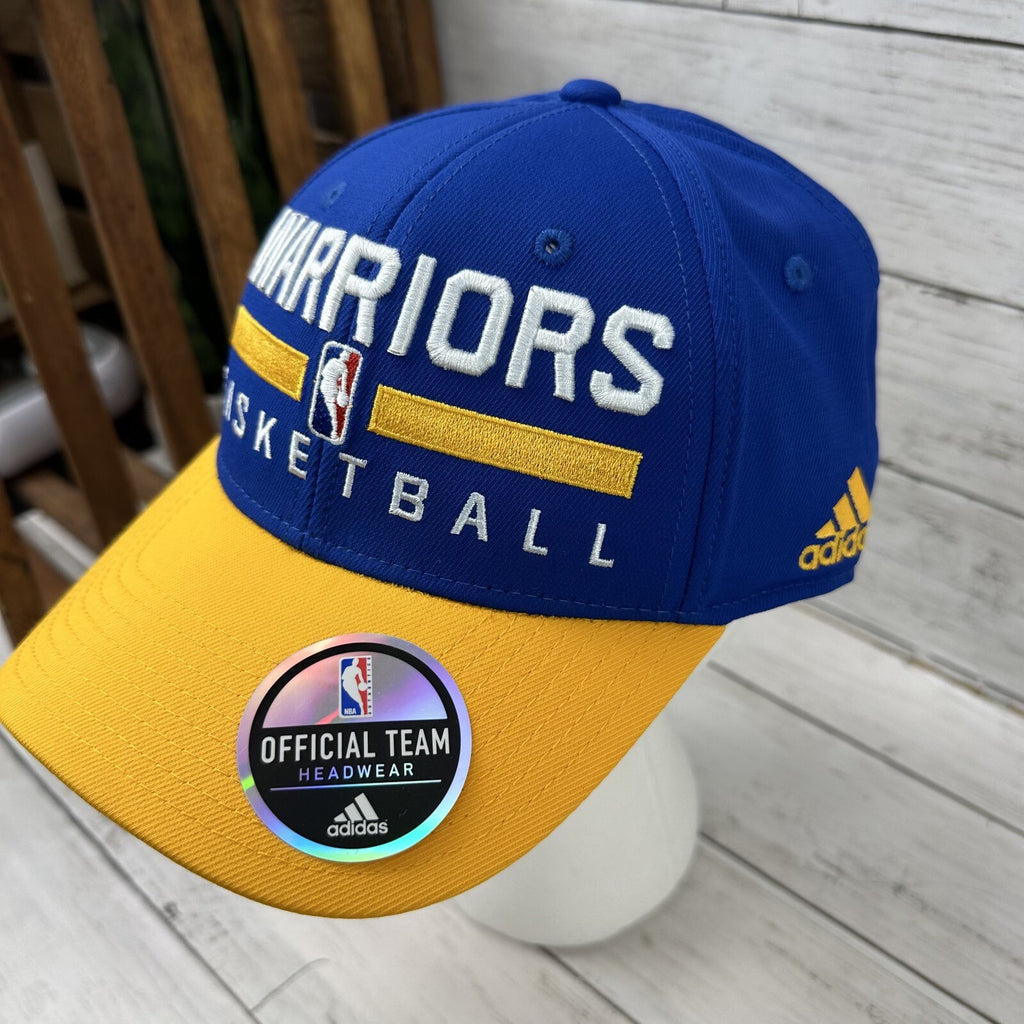 NWOT Golden State Warriors Adidas Cap Hat Blue Official NBA Team Headwear