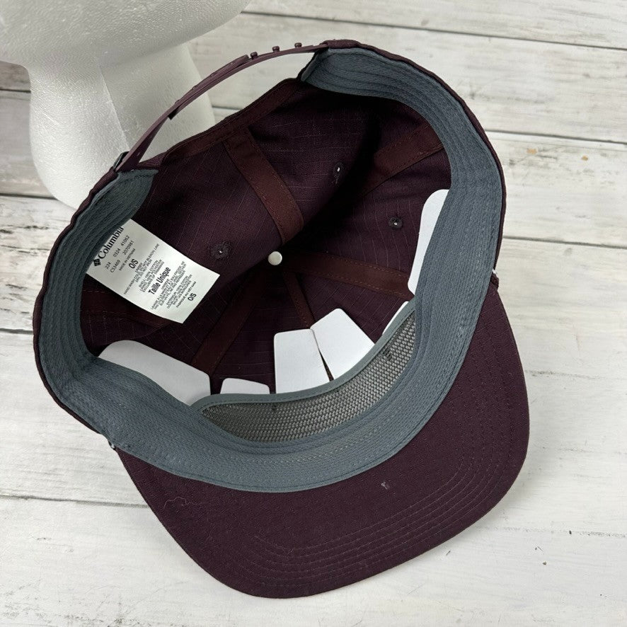 Columbia Sportswear Ratchet Strap SnapBack Hat Purple New with tags
