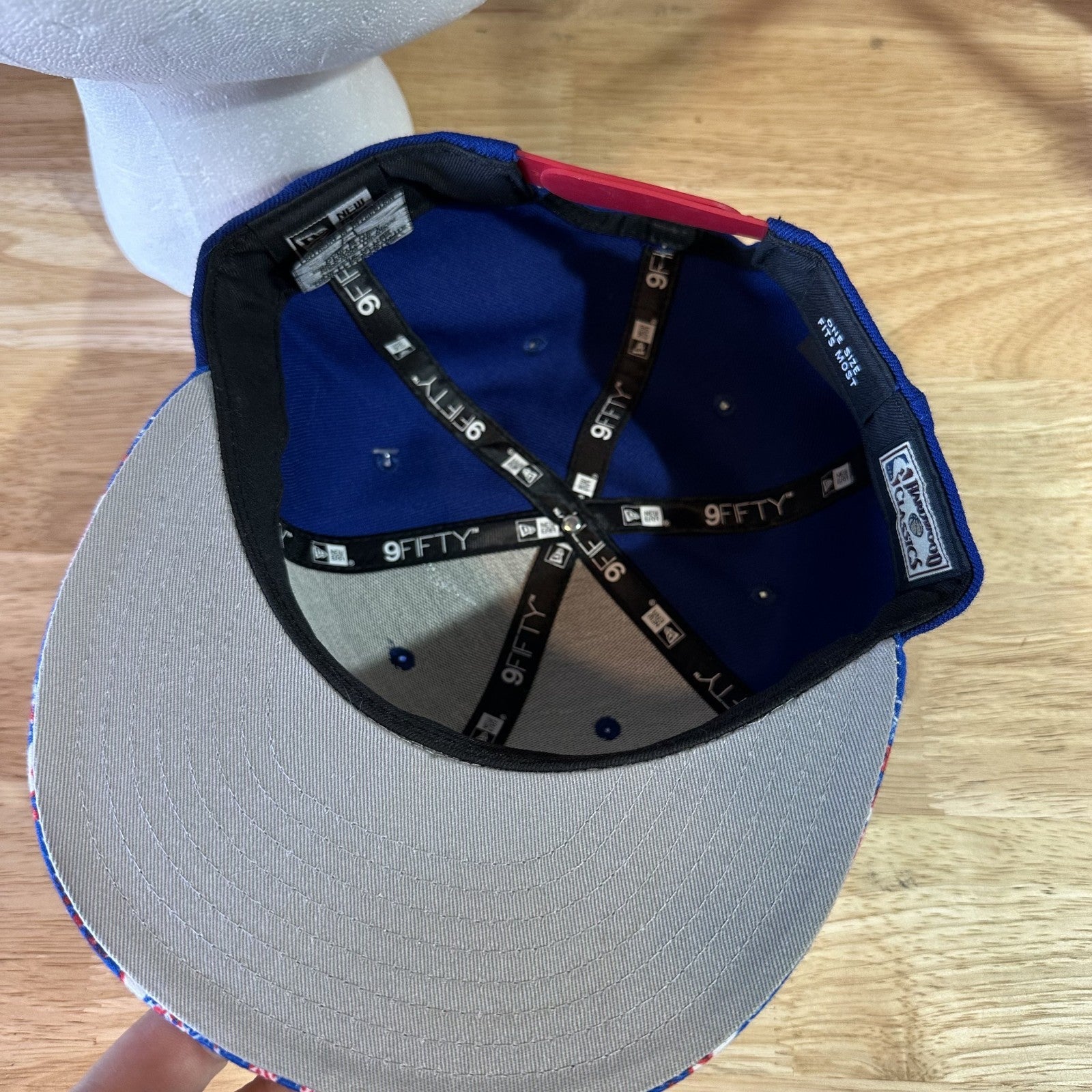 Detroit Pistons New Era 9fifty Hat Hardwood Classic Snapback Baseball Cap Blue
