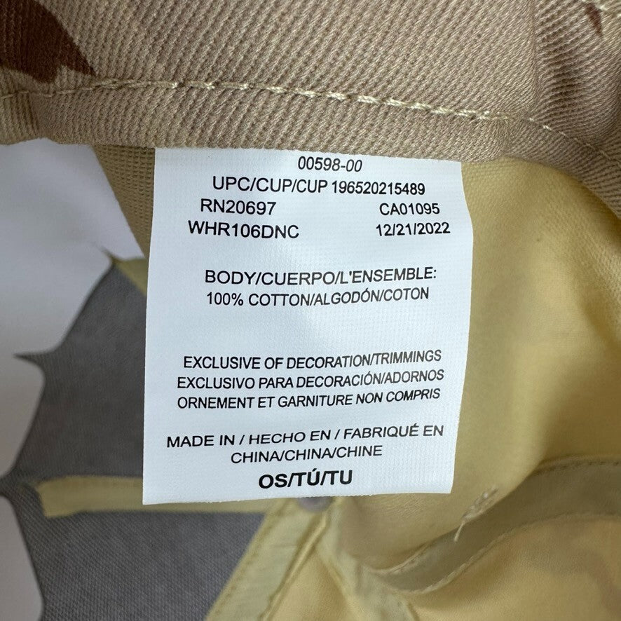 Dickies Skateboarding Mid Pro Cap Brown tan camo hat NWT logo