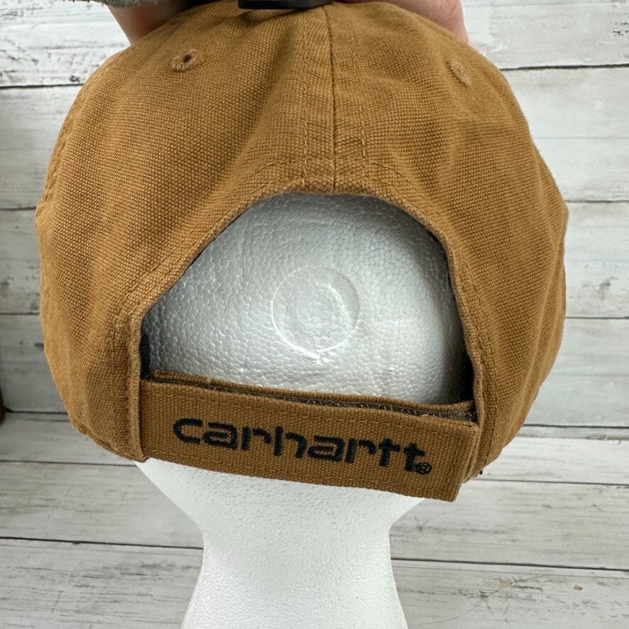 Carhartt Brown Canvas Hat Cap Tractor Supply Company TSC Skills USA One-Size New