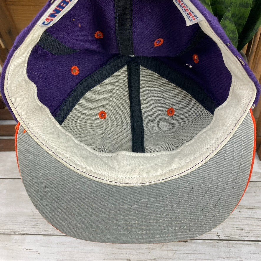 Vtg 90’s Phoenix Suns New Era Pro Model Wool Hat Western Embroidery 6 3/4