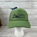 Columbia Sportswear Hat Green Black Camp break Foam Mesh Snapback Trucker NWT