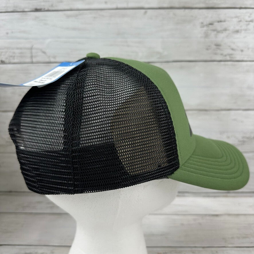 Columbia Sportswear Hat Green Black Camp break Foam Mesh Snapback Trucker NWT
