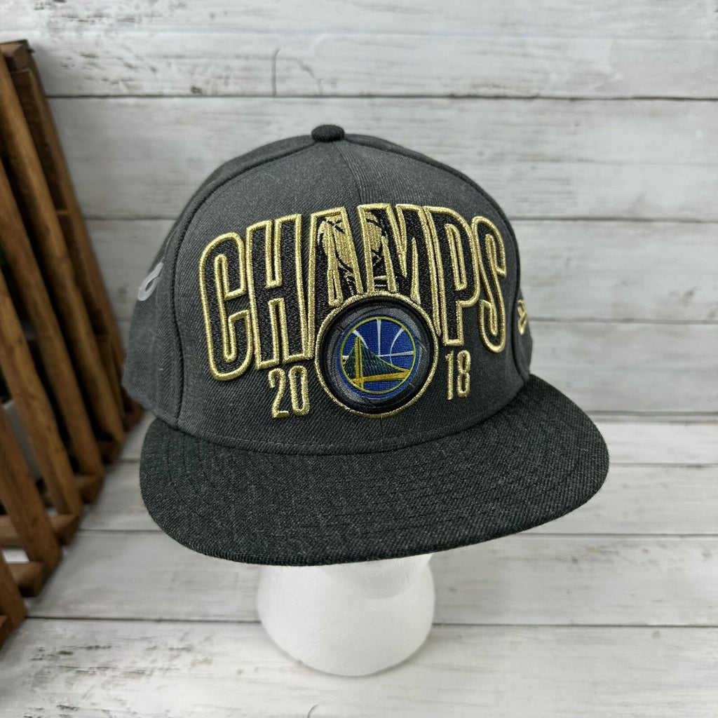 Golden State Warriors Mens New Era 9FIFTY 2018 NBA Finals Champ Snapback Hat Cap