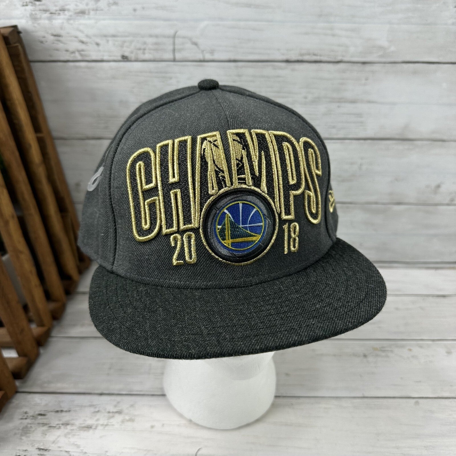 Golden State Warriors Mens New Era 9FIFTY 2018 NBA Finals Champ Snapback Hat Cap