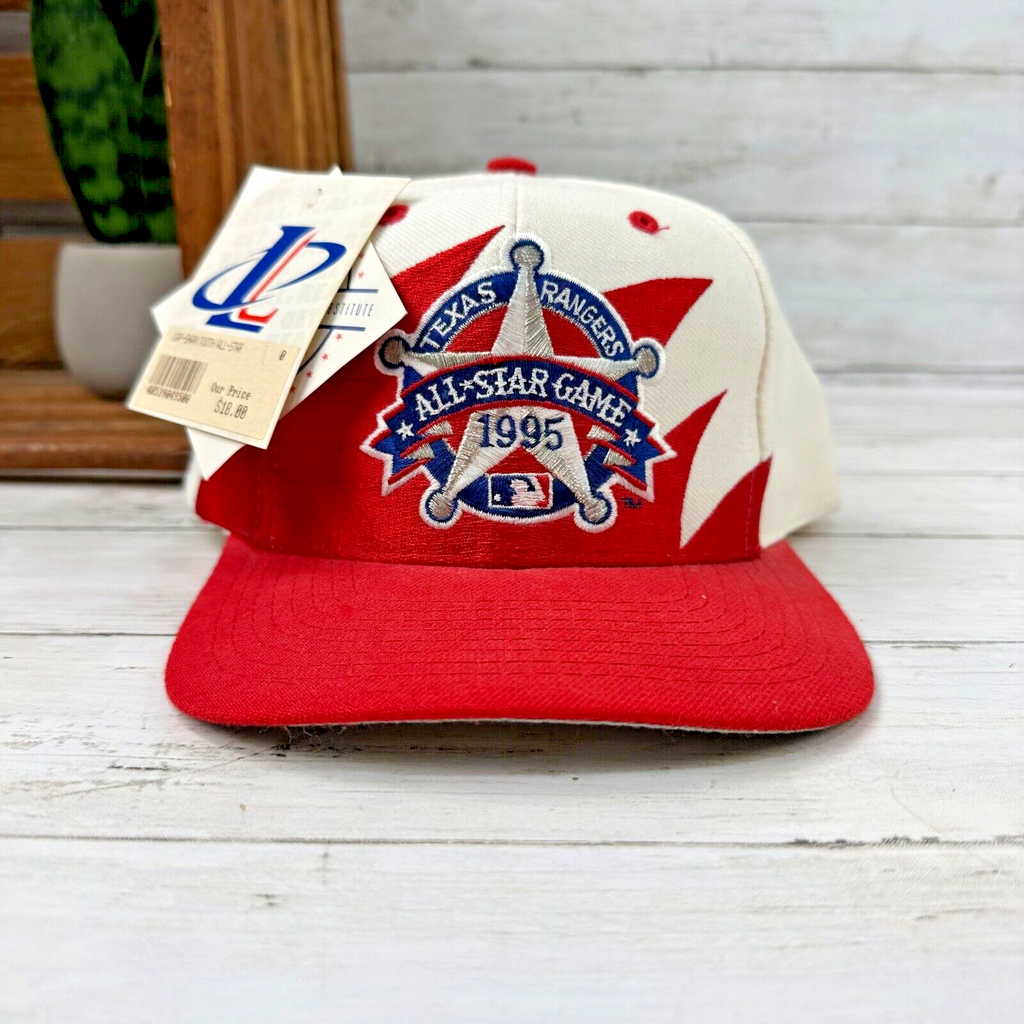 Texas Rangers All Star Game 1995 Logo Athletic Vintage Sharktooth Hat Rare NWT