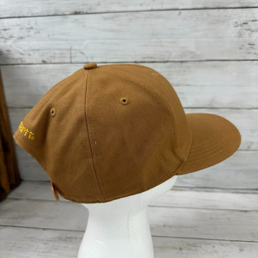 Carhartt Men's Canvas Outdoor logo Snapback Hat Gray OSFA
