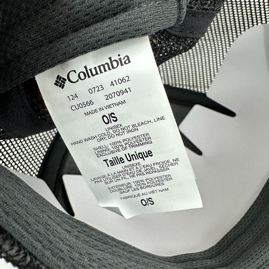 Columbia Sportswear Hat Green Black Camp break Foam Mesh Snapback Trucker NWT