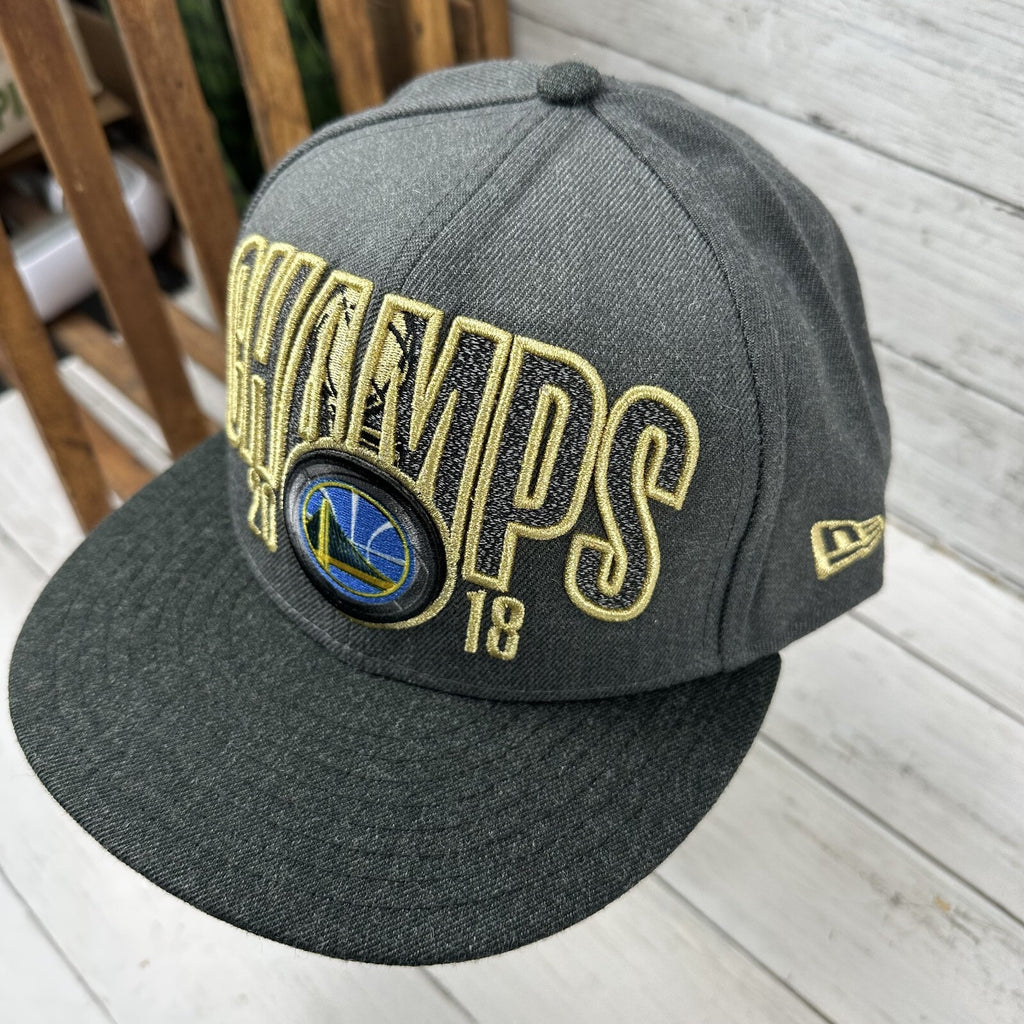 Golden State Warriors Mens New Era 9FIFTY 2018 NBA Finals Champ Snapback Hat Cap